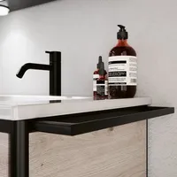 Burgbad Vry Handtuchhalter, Schwarz matt, Breite 440mm, ACJW001, HHAS001