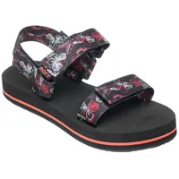 Roxy Damen Cage Sandale, Black Multi CAMO, 39 EU