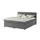 deinbett Boxspringbett ¦ grau ¦ Maße (cm): B: 167 H: 104