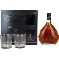 Meukow V.S.O.P Superior Cognac 40% Vol. 0,7l in Geschenkbox mit 2 Gläser