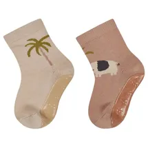 Sterntaler Fliesen Flitzer AIR 2er-Pack Palme Beige 24