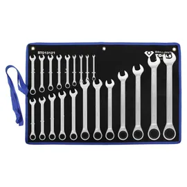 BRILLIANT TOOLS Ratschenringschlüssel-Satz 21-tlg.