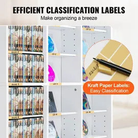 Vevor CD-Regal 9-lagig für 756 CDs Weiß