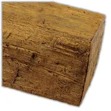 Homestar Deckenleiste Deckenbalken Holzimitat Eiche, 20 x 13 cm, Länge 4 m, einfache Montage durch kleben, Polyurethan, preiswerte Alternative zu Echtholz-Balken braun