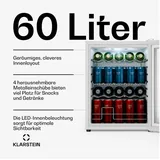 Klarstein Getränkekühlschrank 10047761, 64 cm hoch, 47.4 cm breit weiß 47.4 cm x 64 cm x 45 cm