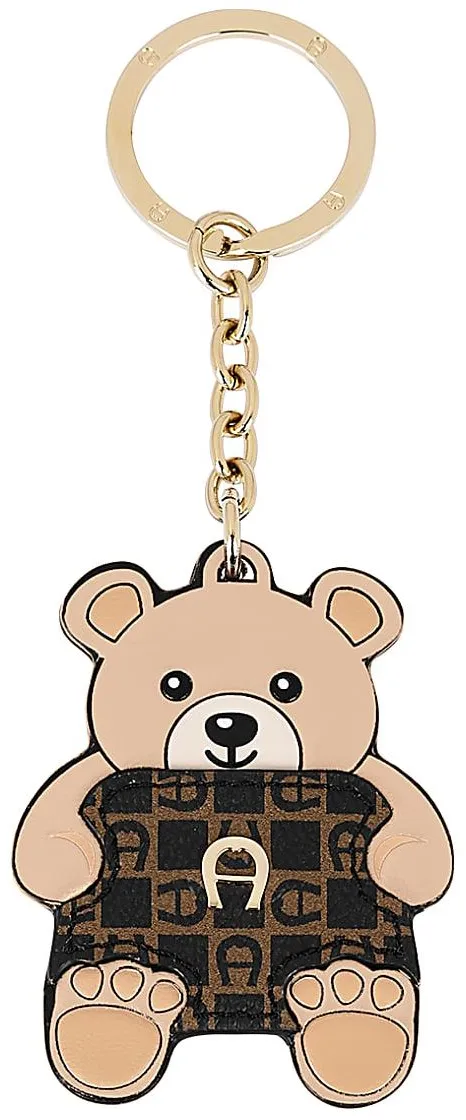 AIGNER Schlüsselanhänger Dadino Teddybär brown
