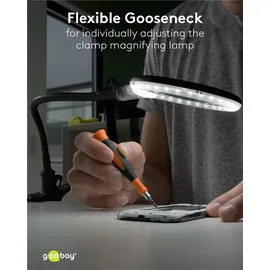 goobay Lupenleuchte Schwarz