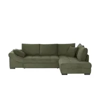 Mr. Couch Ecksofa Allegro ¦ grün ¦ Maße (cm):