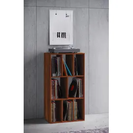 VCM Schallplattenregal Raumteiler Braun