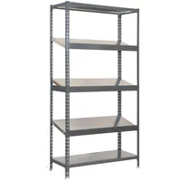 Proregal Fachbodenregal Metall 200x100x40 cm grau