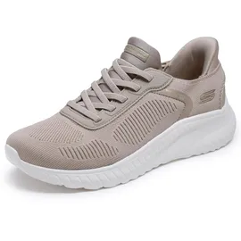SKECHERS Bobs Squad Chaos Damen Taupe 36