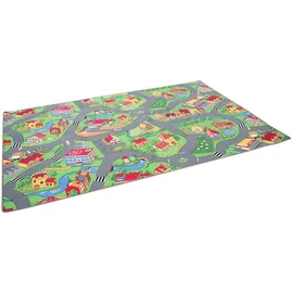 Snapstyle Little Village Kinderteppich 133 x 133 cm bunt