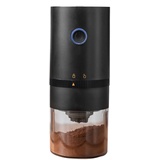 Portable Electric Burr Coffee Grinder,Kaffeemühle,Gewürzmühle elektrisch,USB Wiederaufladbare Kaffeemühle Einstellbarer Grobheit,Tragbare elektrische Kaffeemühle für Zuhause Büro