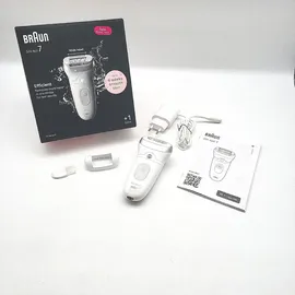 Braun Silk-épil 7 7-011 Weiß/Silber