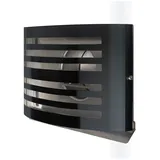 MS Beschläge - Wetterschutzgitter Alfa Abluftgitter Premium Gitter Lüftungsgitter Edelstahl 125mm Schwarz Ral7021