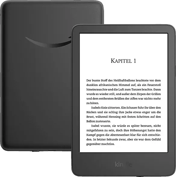 KINDLE - Der neue Kindle (2024), mit Werbung, 16 GB E-Book-Reader Schwarz