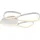 Schöner Wohnen Pebbles 1x LED-Board 35,5W rund oval weiß