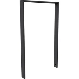 Schake Anlehnbügel aus Stahlrohr 80 x 20 mm 750 mm DB703