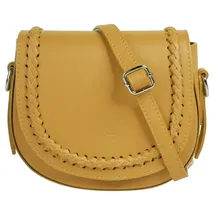 Cluty Umhängetasche Leder Gelb