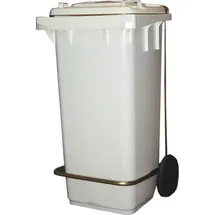 CombiSteel Pedalabfallbehälter 240 l Weiß