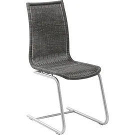 WK Wohnen »WK 7400« () Rundrohrgestell in Edelstahloptik, Vollgeflecht, 1er und 2er Set