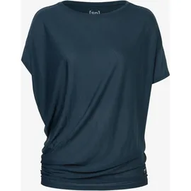 super.natural Damen Yoga Loose T-Shirt (Größe XL, blau)