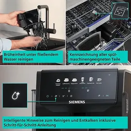 Siemens EQ500 iAroma TP551E09 Klavierlack schwarz