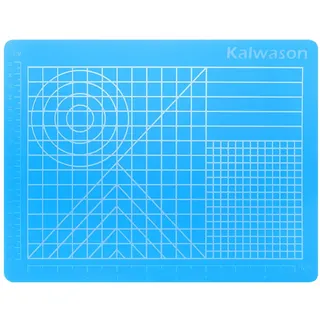 3d Stifte Unterlage Silikon matte, 3d Stifte Zubehörteil 27 * 21.5cm Durchscheinend Blau Zeichenwerkzeug mit Basisvorlagen für Kind und Anfänger, Geschenke zum Kindertag
