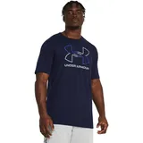 Under Armour Foundation Sportshirt Herren 410 midnight navy/royal/steel M