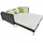 vidaXL Lounge Set 4-tlg. Polyrattan Auflagen cremeweiß braun