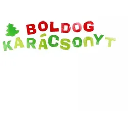 Frohe Weihnachten Schriftzug - Fenstergel-Dekoset