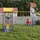 kellany Schaukelset mit Trampolin und Rutsche Gelb