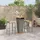 vidaXL Gartenbar-Set 3-tlg. Grau