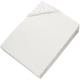 Schöner Wohnen Spannbettlaken Jersey-Baumwolle 200 x 200 cm Weiß