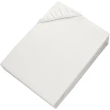 Schöner Wohnen Spannbettlaken Jersey-Baumwolle 200 x 200 cm Weiß