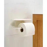 KAWENTSMANN Toilettenpapierhalter Toilettenpapierhalter ohne Bohren mit Ablage ORBI