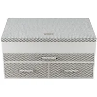 Windrose Calma Schmuckkasten 31 cm weiss