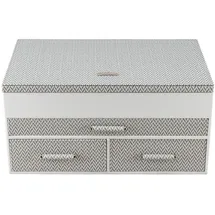 Windrose Calma Schmuckkasten 31 cm weiss