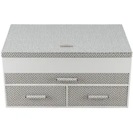 Windrose Calma Schmuckkasten 31 cm weiss