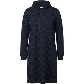 Cecil Midikleid Leo-Muster Blau 46