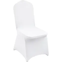 VEVOR 30 Stk. Stuhlhussen aus Elastischem Spandex für Klappstühle, Universell Passender Stuhlbezug, Abnehmbare & Waschbare Schonbezüge, für Hochzeiten, Feiertage, Bankette, Partys, Feiern, Essen