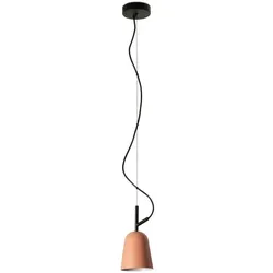 studio 110, rosafarbene metallpendelleuchte, faro barcelona