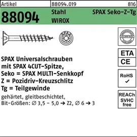 SPAX Universalschraube 3,5 x 30 mm 1000 Stück