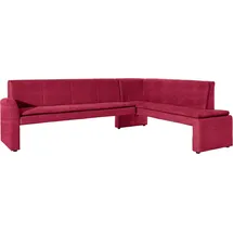exxpo - sofa fashion Eckbank Cortado, Frei im Raum stellbar, rot Sitzbänke, 63485025-0 B/H/T: 197 cm x 89 cm, x 264 cm