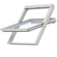 VELUX Dachfenster GGL 2069 Schwingfenster Holz weiß lack ENERGIE Hitzeschutz, 66x98 cm (FK04)