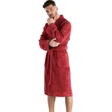 Carlo Colucci Bademantel Vito in Rot