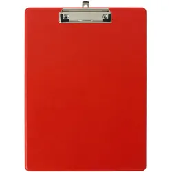Exacompta 19295E 10x Klemmbrett mit Hülle - Format 23x32cm für A4 - Rot