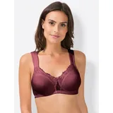 VIANIA! Soft-BH 184460 Helga Komfortträger vorgeformte Cups Farbe Burgundy, Größe:100, Cup:D - 100D