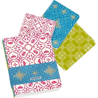 Gerstenberg Verlag Notizbuch Der Zauber Indiens Mini-Notizhefte Motiv Rosa Kaleidoskop