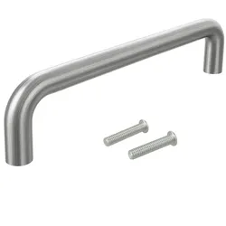 MS Beschläge 160mm Bügelgriff Edelstahl matt gebürstet Ø10mm – Möbelgriff für DIY Projekte